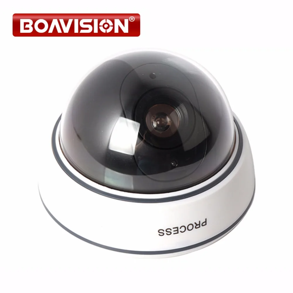 

Outdoor Fake Dummy Camera Dome For Security, Fake Security Camera With Illuminating LEDs