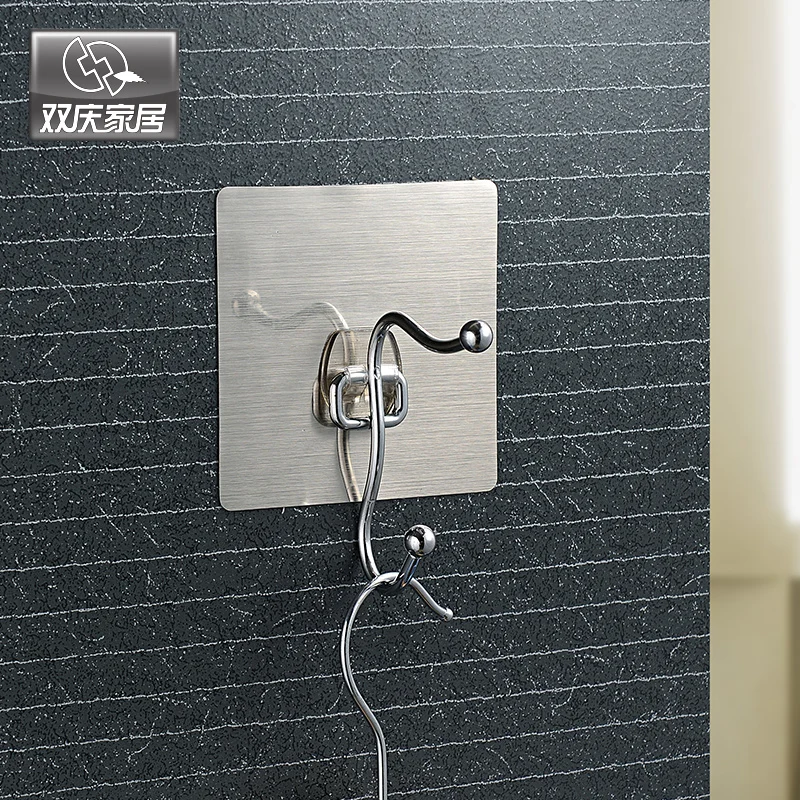 Magic Flexible Sticker Wall Metal Clothes Hanger Coat Rack Wall Hook