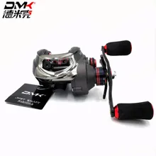 DMK 7,0: 1 15+ 1BB Рыболовная катушка для серфинга, ловли на приманку, R/L ручная CNC алюминиевая ручка, система кликера, катушки для ловли мулинета, литье