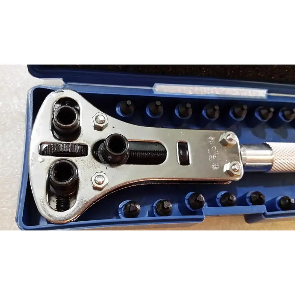 

Watch Back Case Opener Wrench Screw Remover Tool Kit Set + Storage Case