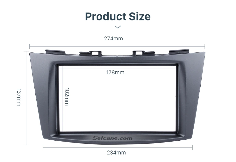 Seicane 2Din 178*102 мм Автомобильная Радио фасции рамка DVD интерфейс установка приборной панели для Suzuki Swift 2012