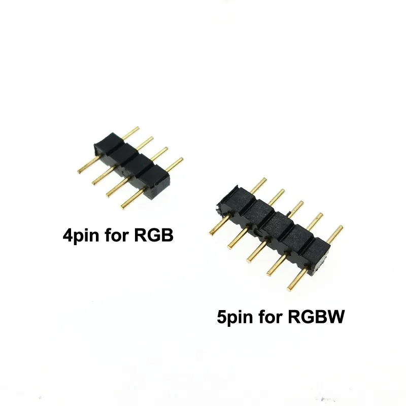 4pin RGB/5pin коннектор RGBW 4pin/5pin иглы для светодиодный полосы 10 шт./лот