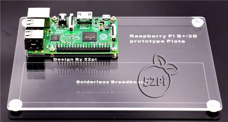 Длина 16,6 см Монтажная пластина для макетной платы и Raspberry Pi 3/2 Модель B