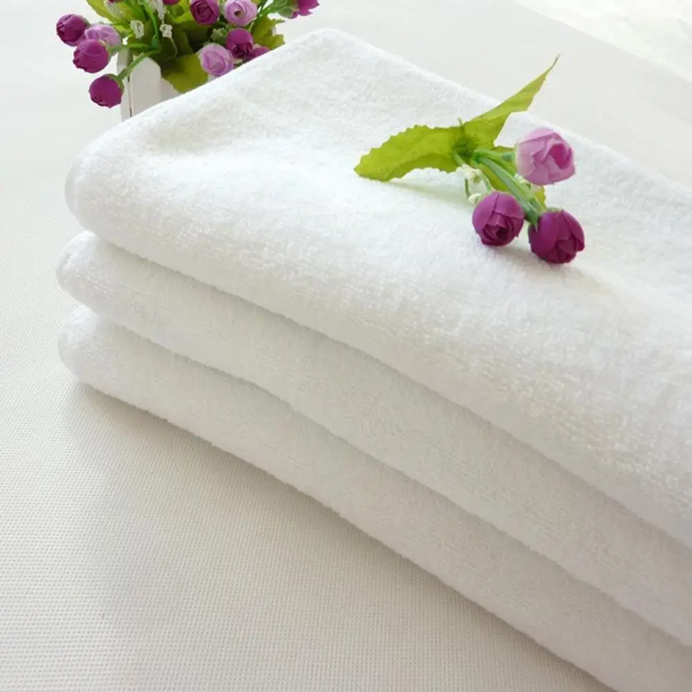 Ultrathin Absorbent Microfiber Washcloth Bath White Towels Swimwear 25*25 cm A609in Bath Towels