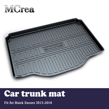 

MCrea Auto Car Rear Trunk Mat Cargo Liner For Buick Encore 2018 2017 -2013 Trunk Boot Mud Tray Anti-slip Floor Mat accessories