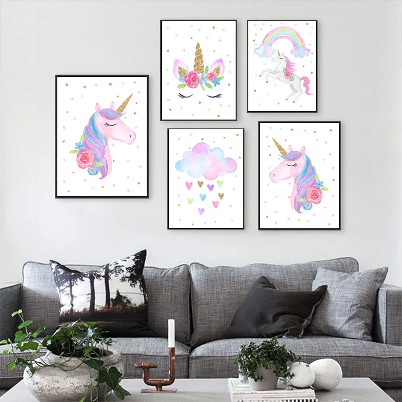 

Full Square 5d Diy Diamond Painting Cartoon unicorn Diamant Painting flower Diamond Embroidery cloud Home Mosaic Decor kids Z29