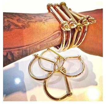 Ins Hot Miansai Cuff Bracelets Silver Gold Black D Hook Anchor Ins Hot Miansai Cuff Bracelets Silver Gold Black D Hook Anchor Sailor Style Bracelet Anium Boutique Men In From