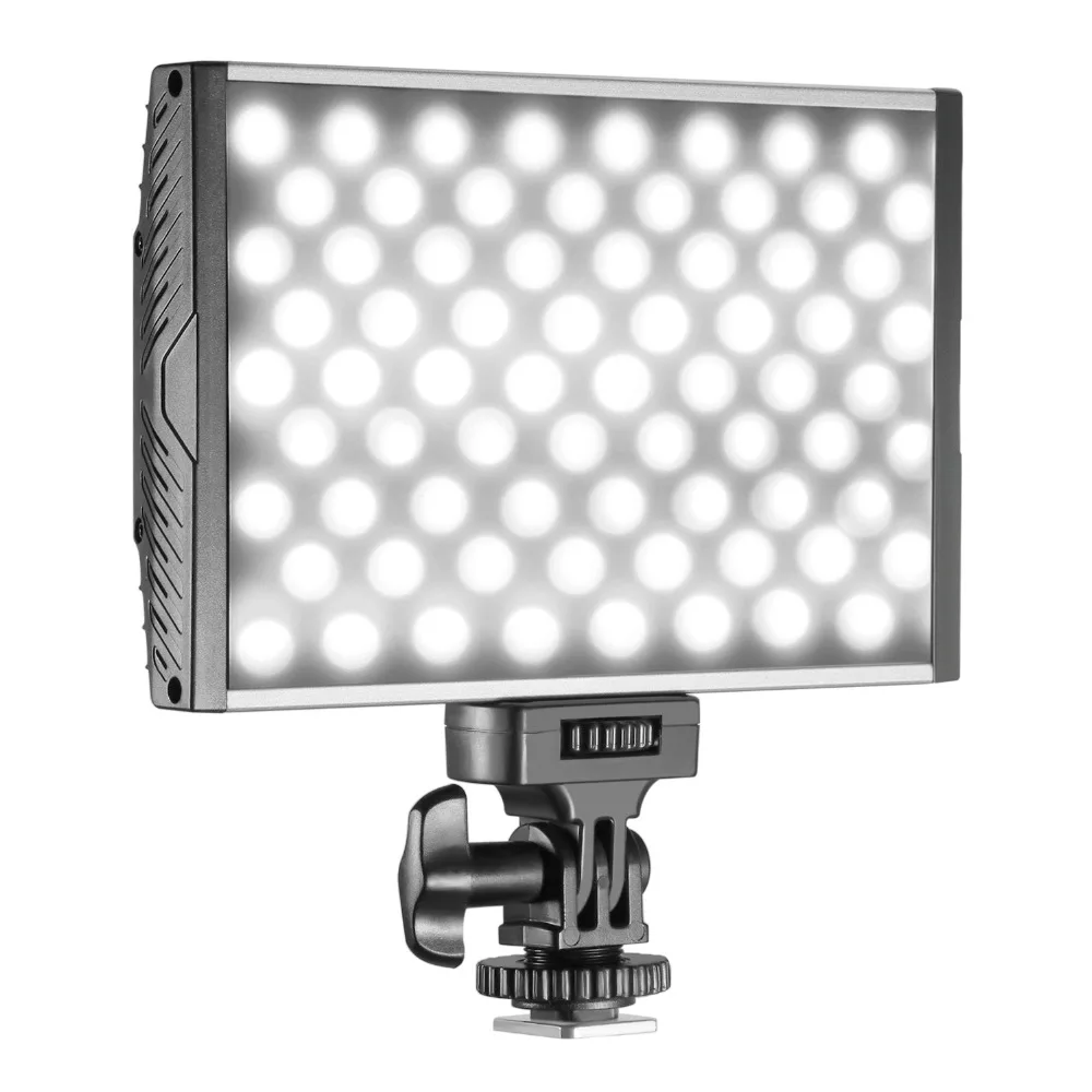 

Neewer 144 LED PT-15B PRO Dimmable Video Light Panel with Hot Shoe Bi-color Temperature 3200K-5600K For Canon Nikon Sony Pentax