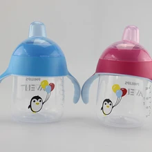 Avent My Penguin непроливающаяся чашка с мягким носиком, Волшебная чашка Avent, тренировочная чашка 9 унций/260 мл 12 м
