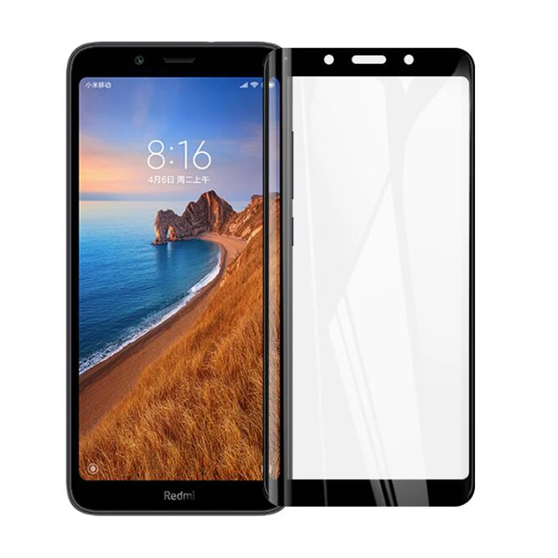 Закаленное стекло 9H 2.5D для Xiaomi Redmi 7A полноэкранная Защитная пленка 5 45 дюйма Global
