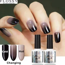 FLOSSY SUNFLOWER New 24 Colors Gel Polish Nail Change Color Water UV 10ml Gelpolishl for Nail soak off Gel Nail Polish
