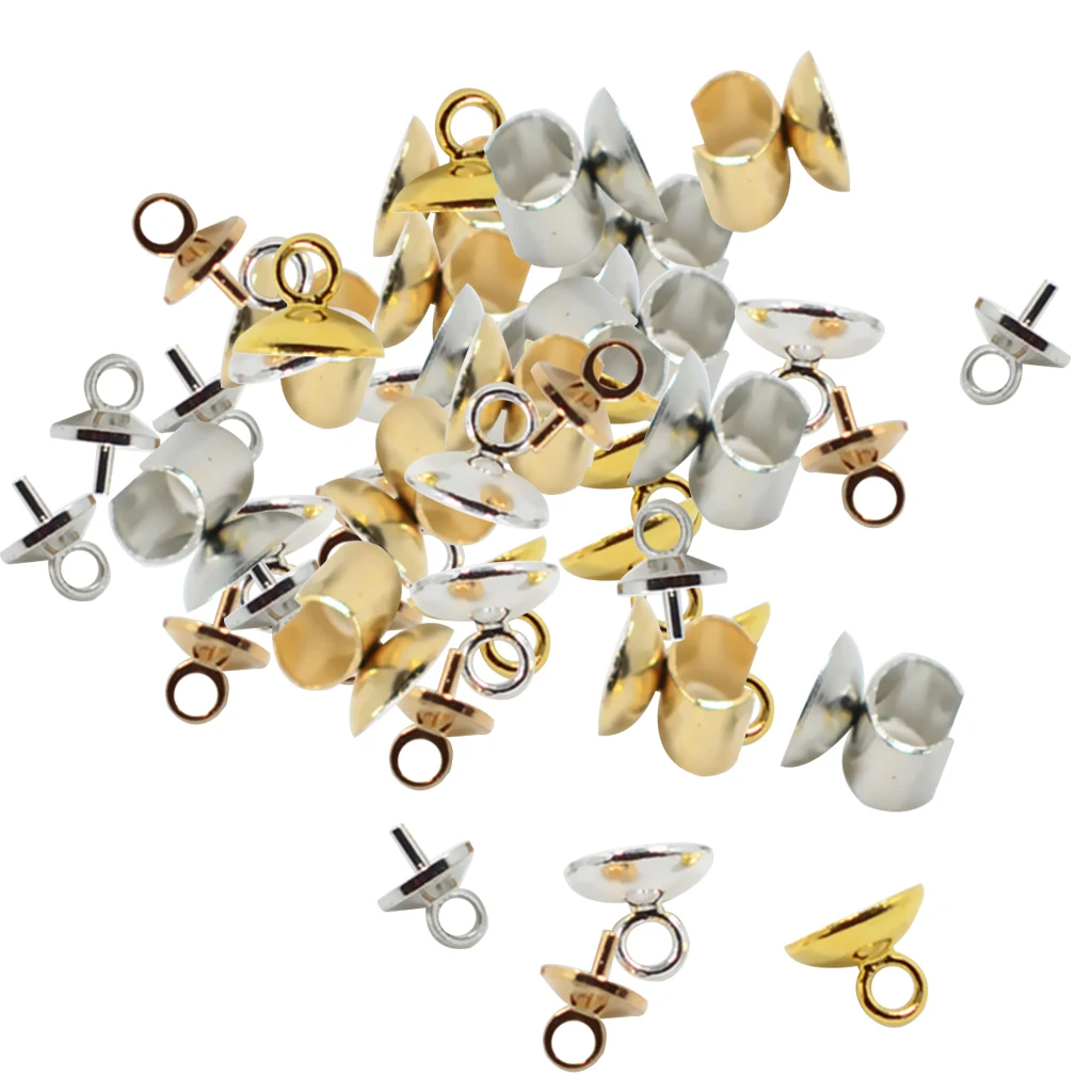 50 Pieces Alloy Mixed Style Hair Accessories Finding Craft DIY Clasps