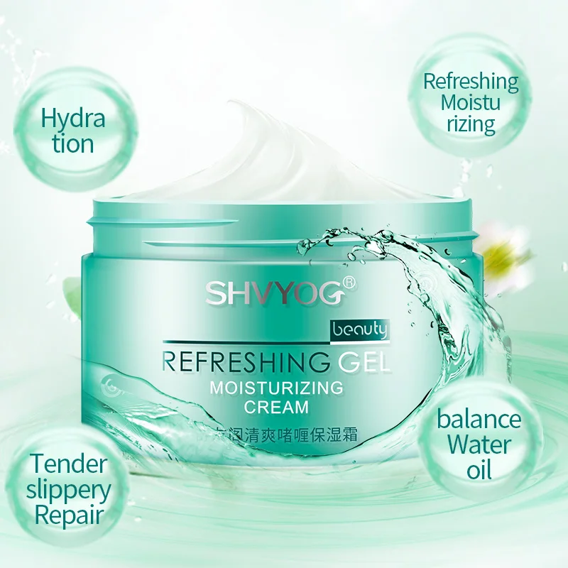 SHVYOG Deep Hydration Gel Cream Clean Shrink Pores Moisturizing Skin Care Long-lasting Water Lock Oil Control Facial Care Creams