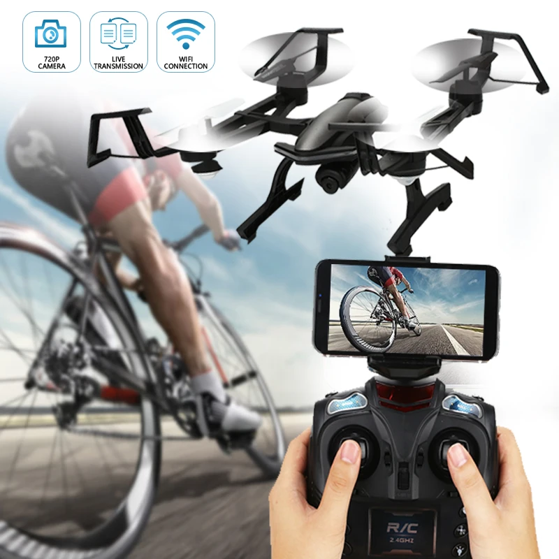 UAV Aircraft High Performance APP Remote One Key Take Off 480P/720P Camera Speed Adjustable Real-time Transmission Quadcopter
