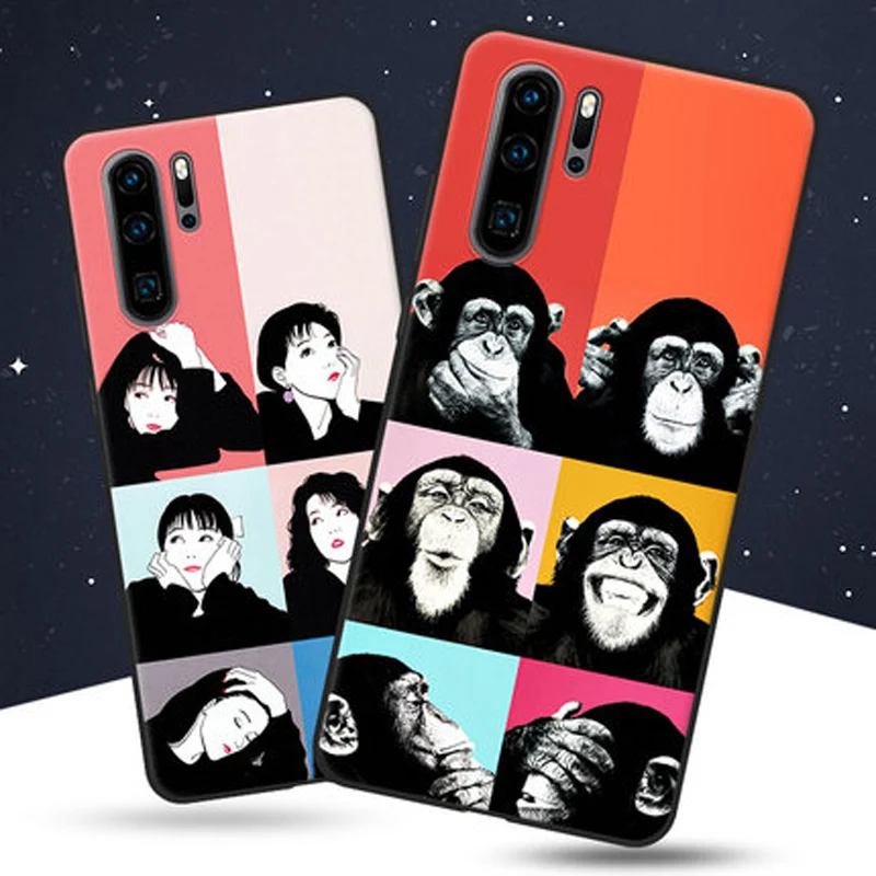 Для Huawei P30 pro чехол задняя крышка HD рисунок Леона убийца мультфильм мягкий