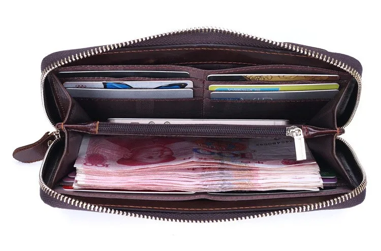 Men genuine leather wallet 27