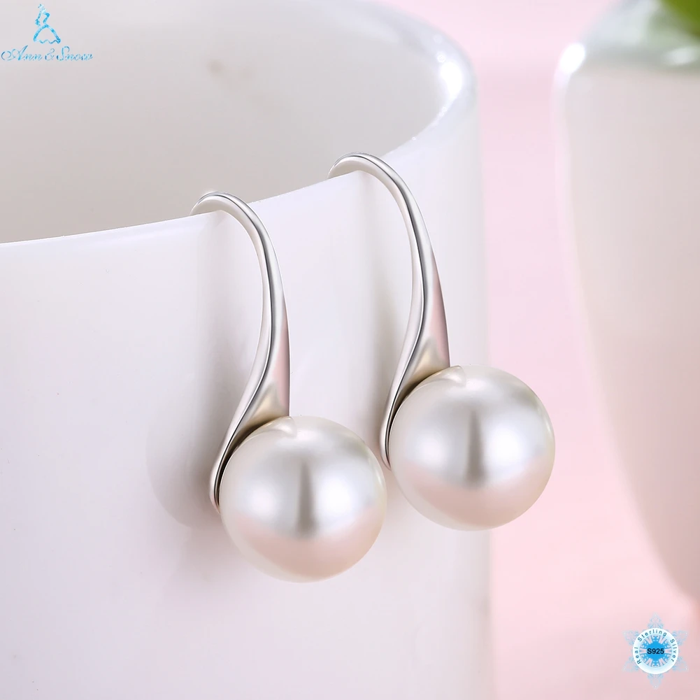 Женские серьги из серебра 925 пробы с жемчугом | Украшения и аксессуары
