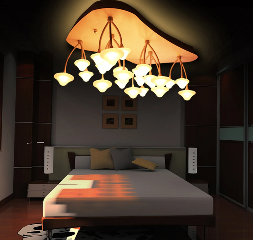 

LED Modern Aluminum Acrylic Mushrooms LED Lamp.LED Light.Ceiling Lights.LED Ceiling Light.Ceiling Lamp For Foyer Bedroom