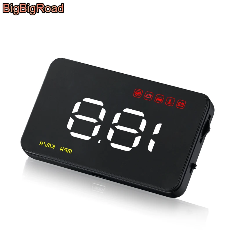 BigBigRoad ڵ HUD  ÷, OBDII 2 EUOBD ̽ ӵ, 彺ũ , ӵ   ˶