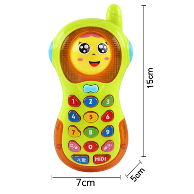 Многофункциональный Смарт Музыка Освещения детей дошкольного образования игрушки изменить лицо музыка игрушка телефон Подарки для детей