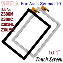 WEIDA For Asus Zenpad 10 Z300C Z300M Z301ML Z301MFL Z300 Universal Touch Screen Digitizer Panel Glass P023 P028 Without LCD