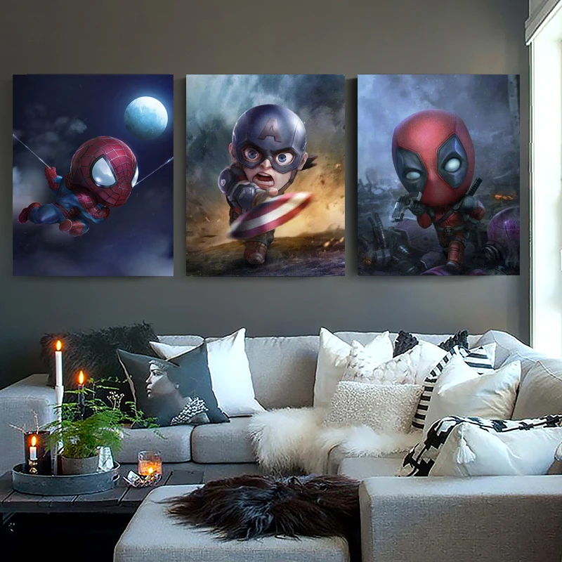 

5D Diamond painting,full DIY Diamond Embroidery,Diamond mosaic,Avengers Cute Marvel Hero ,handcrafts,Christmas,home decoration