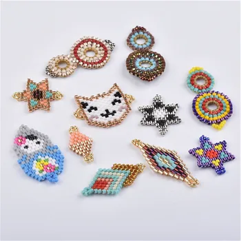 

Jewelry accessories Bracelets Handmade Miyuki Weave Seed Beads Earrings Ncklace materials