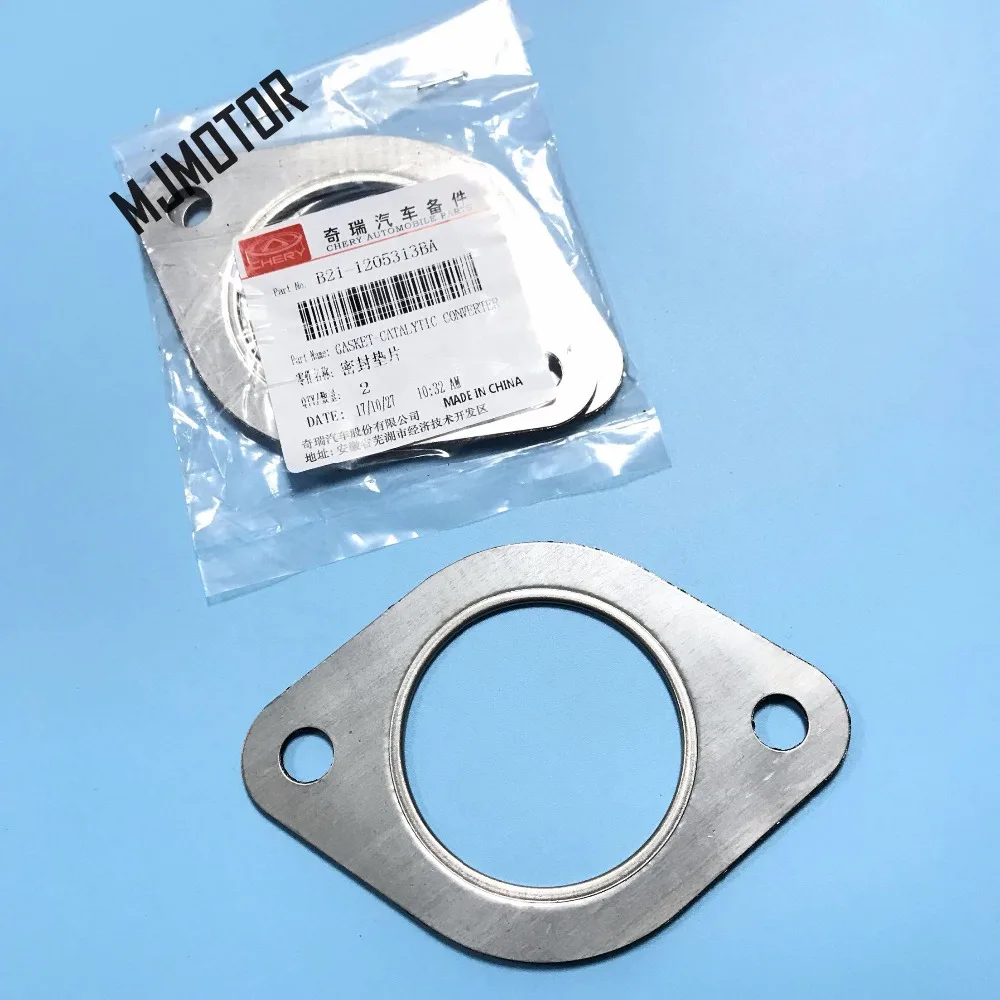 (2pcs/lot) Exhaust pipe interface gaskets for Chinese CHERY TIGGO 5 SUV A3 ARRIZO5 E5 G3 Auto car motor parts B14-1205313DA