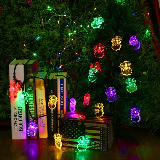 20 Leds Solar String Lights Christmas Outdoor 20 Leds Solar String Lights Christmas Outdoor Waterproof Lighting Decorations Garden Home Decor