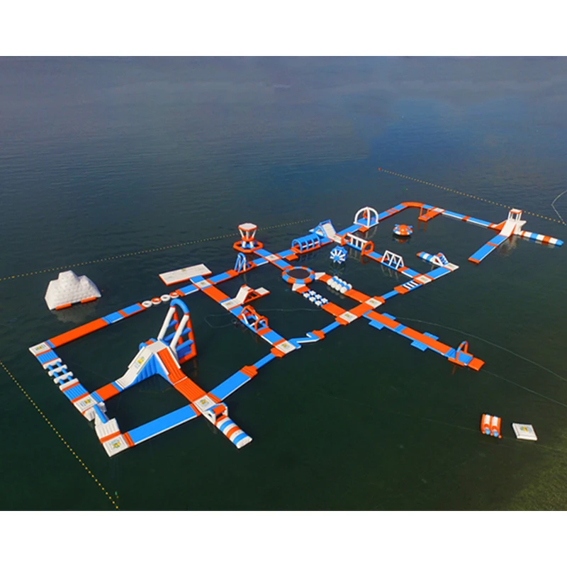 

Inflatable sea water park equipment aqua theme park floating mobile water parK