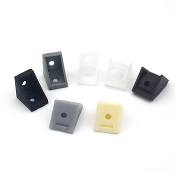 

10pcs Nylon plastic corner brackets right angle 90 degree Cabinet Furniture Closet angle connecting connector fixing Hardware