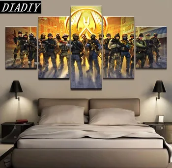 5pcs/set 5d Full diamond Embroidery Counter Strike Global Offensive,diy Diamond Painting Mosaic style Cross Stitch Wall art gift
5pcs/set 5d Full diamond Embroidery Counter Strike Global Offensive,diy Diamond Painting Mosaic style Cross Stitch Wall art gift