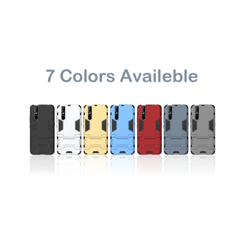 Phone Case For vivo V15 3D Combo Armor Case for vivo V15 for vivo V15 Pro Shockproof Back Cover Fundas Coque Etui Bags Shell