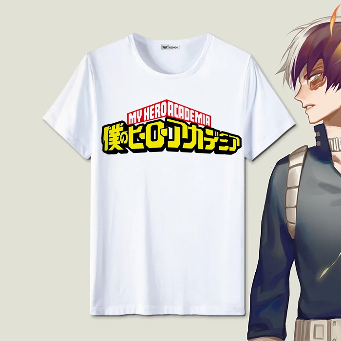 CostumeBuy аниме мой герой Академия Boku No Hero Academia футболка Deku топы белые футболки футболка izuku midoriya Adut Man women