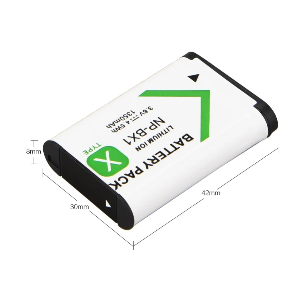 2x1350mAh батарея NP-BX1 NP BX1 Батарея+ USB Зарядное устройство для sony комплектующие фотоаппарата sony DSC RX1 RX100 M3 M2 RX1R GWP88 PJ240E AS15 WX350 WX300 HX300 HX400