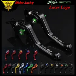 RiderJacky аксессуары для мотоциклов Короткие тормозные рычаги сцепления для Kawasaki NINJA 300R Ninja 300 Ninja300 2013-2017 2014 2015 2016