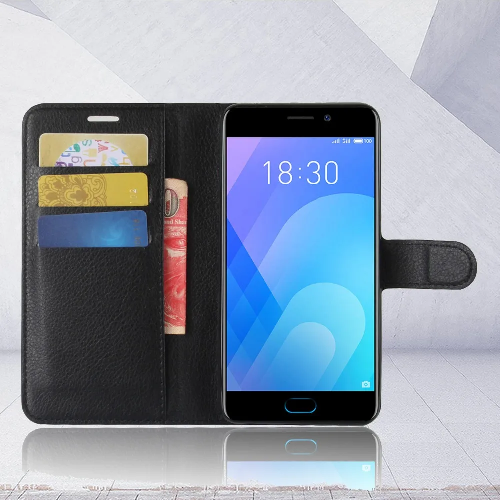 

Case For MEIZU MX4 Pro MX5 Pro5 Metal Leather Back Cover with Stand Bracket and Card Holder Sheel Bag M1 mini note,M2 mini note