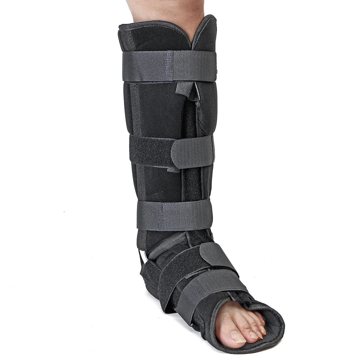 

SGODDE 1Pcs Ankle Foot Brace Walking Walker Boot Achille Tendon Shoe Lower Limb Orthosis Splint Orthopedic Shoe Nursing Care