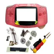 Горячая розовый цвет анимация мультфильм объектив пластиковый корпус подходит для ForGBAGameboyAdvanceX/Y отвертки