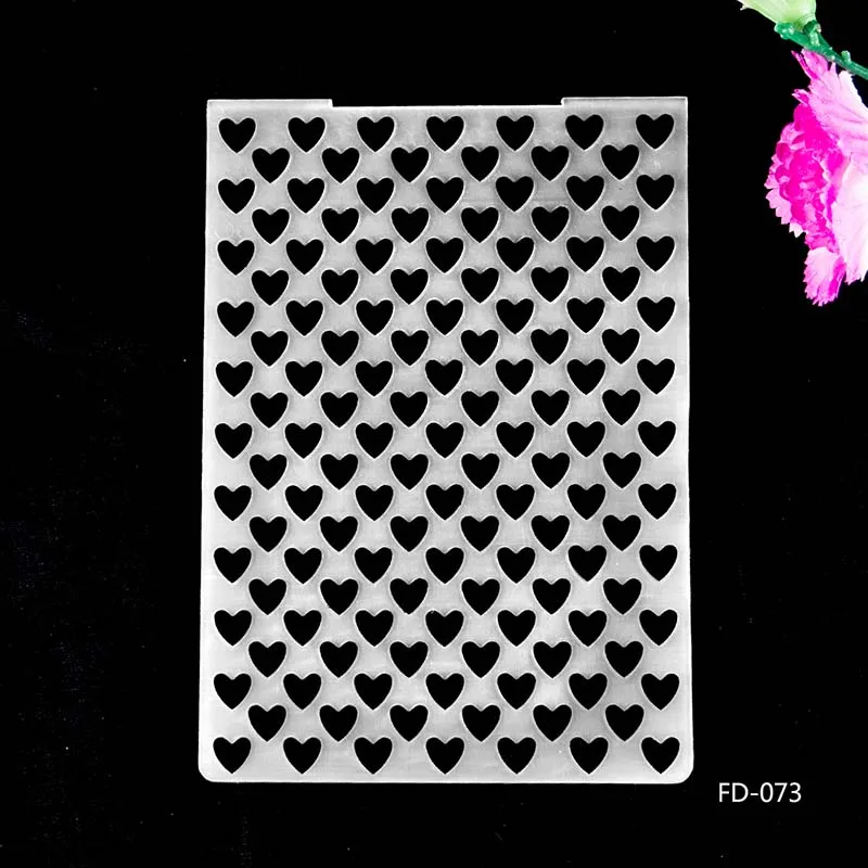 Kinds of Embossing Folders Plastic Scrapbooking For DIY Scrapbook Album Card Decorating Tool Crafts Card Paper Making Decoratio