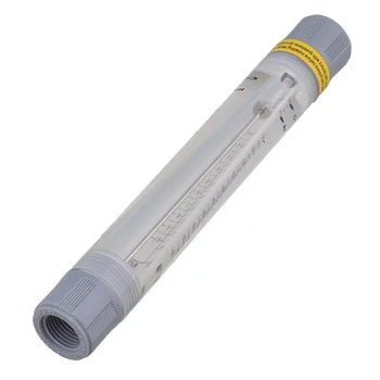 

0.1-1GPM 0.4-4LPM 1/2"BSP Tube Type ABS Liquid Flow Meter Tool LZM-15G