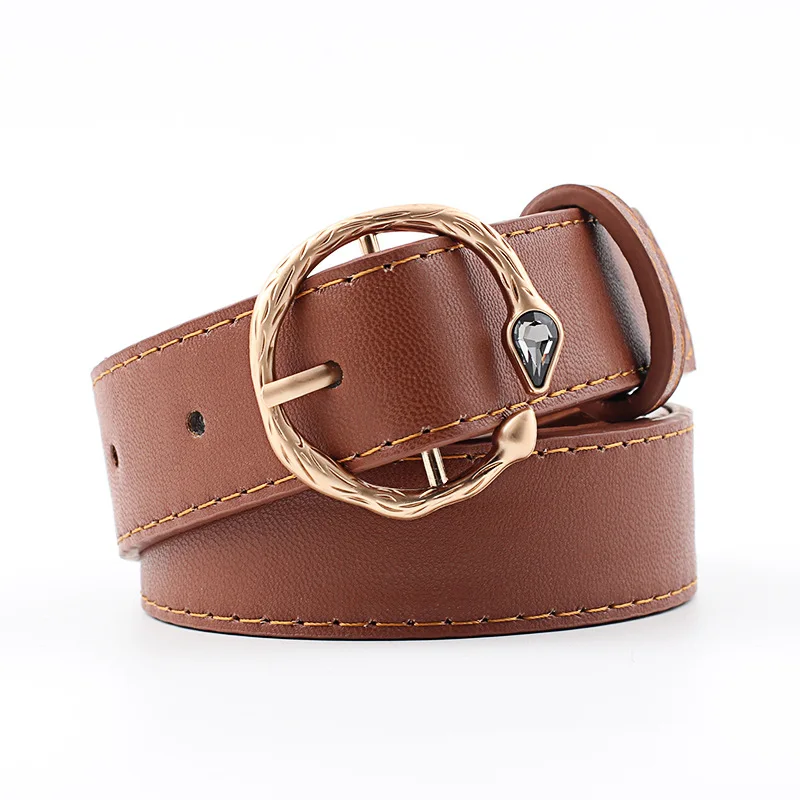 Top Quality Belts Vintage Style Clothing Luxury Brand Female Original