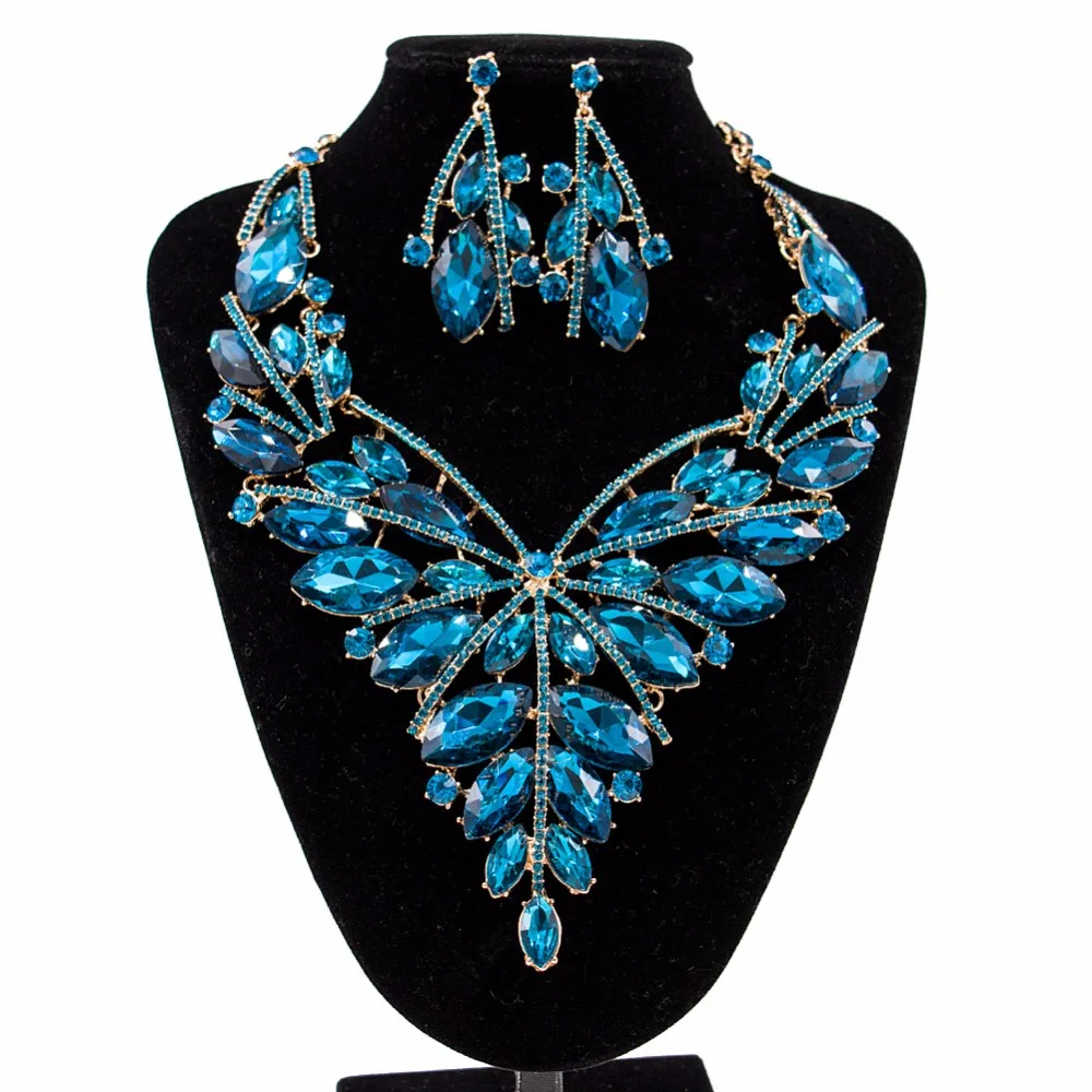 font b Luxury b font Crystal font b Jewelry b font Sets Nigerian font b