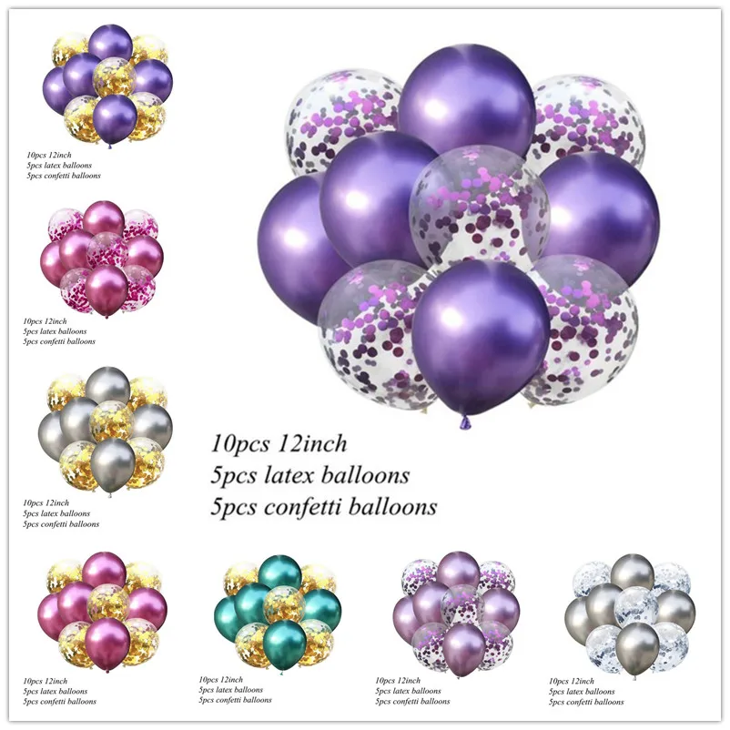 20 шт./компл. металлические шары Свадебный шар детское украшение для душа 12-дюймовый украшение на день рождения воздушный шарик