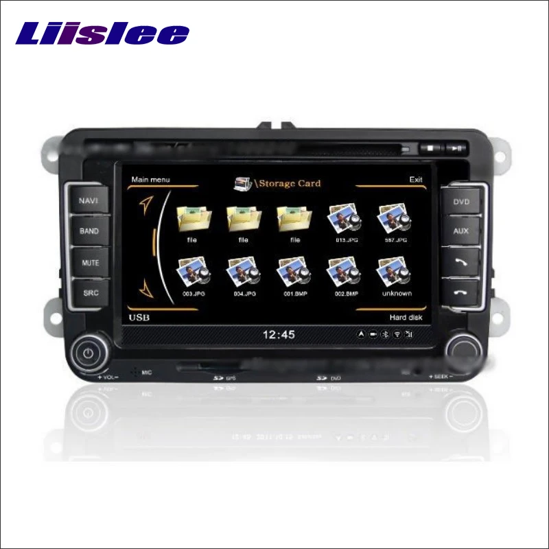Sale Liislee For Skoda Octavia 2006~2012 GPS Nav Navi Map Navigation System Radio TV DVD BT iPod WIFI HD Screen Multimedia System 4