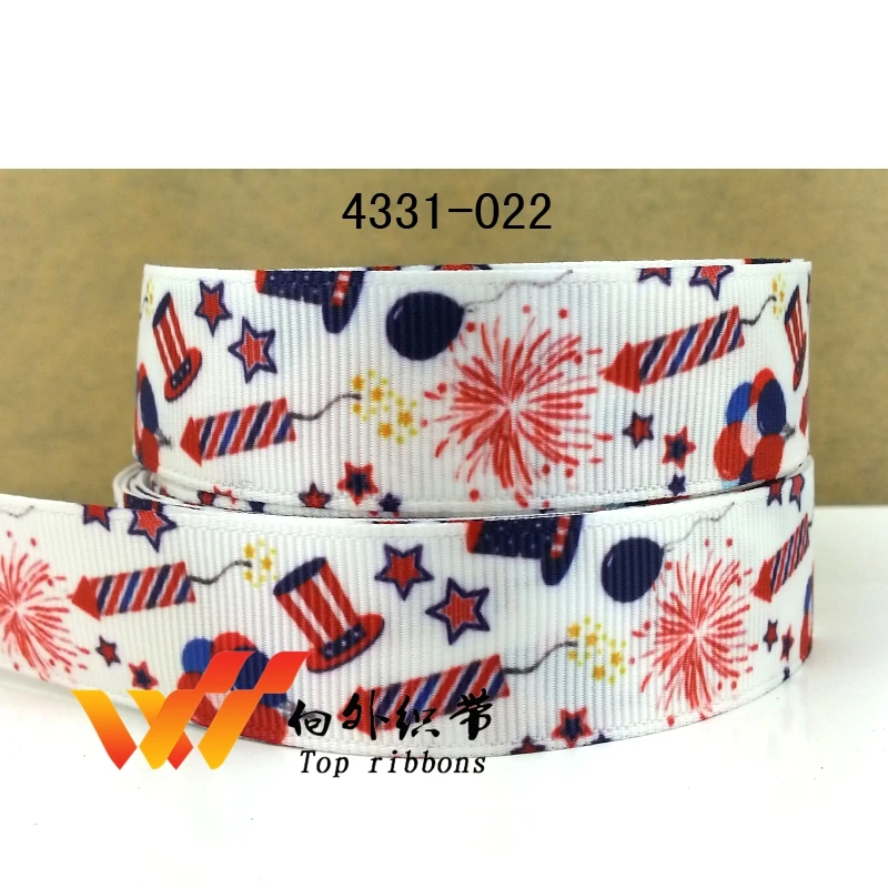 Бесплатная доставка 50 ярдов 4 июля печатные grosgrain ленты 4331|ribbon yard|50 yard ribbonribbon yards |