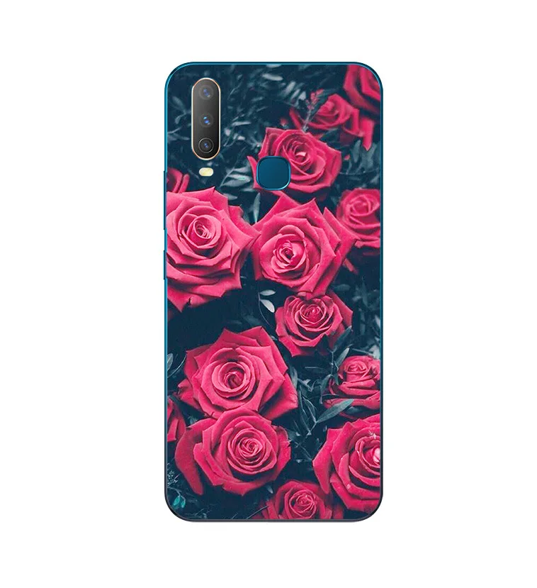 Чехол для VIVO Y17 силиконовый чехол с 3D принтом мягкий ТПУ 1902 Y 17 Y15 2019 Прозрачный