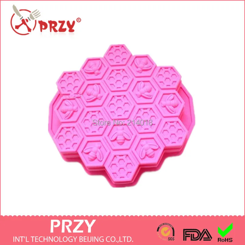 Bee Honeycomb modelling Cake mold Jelly pudding According to the font b food b font safety