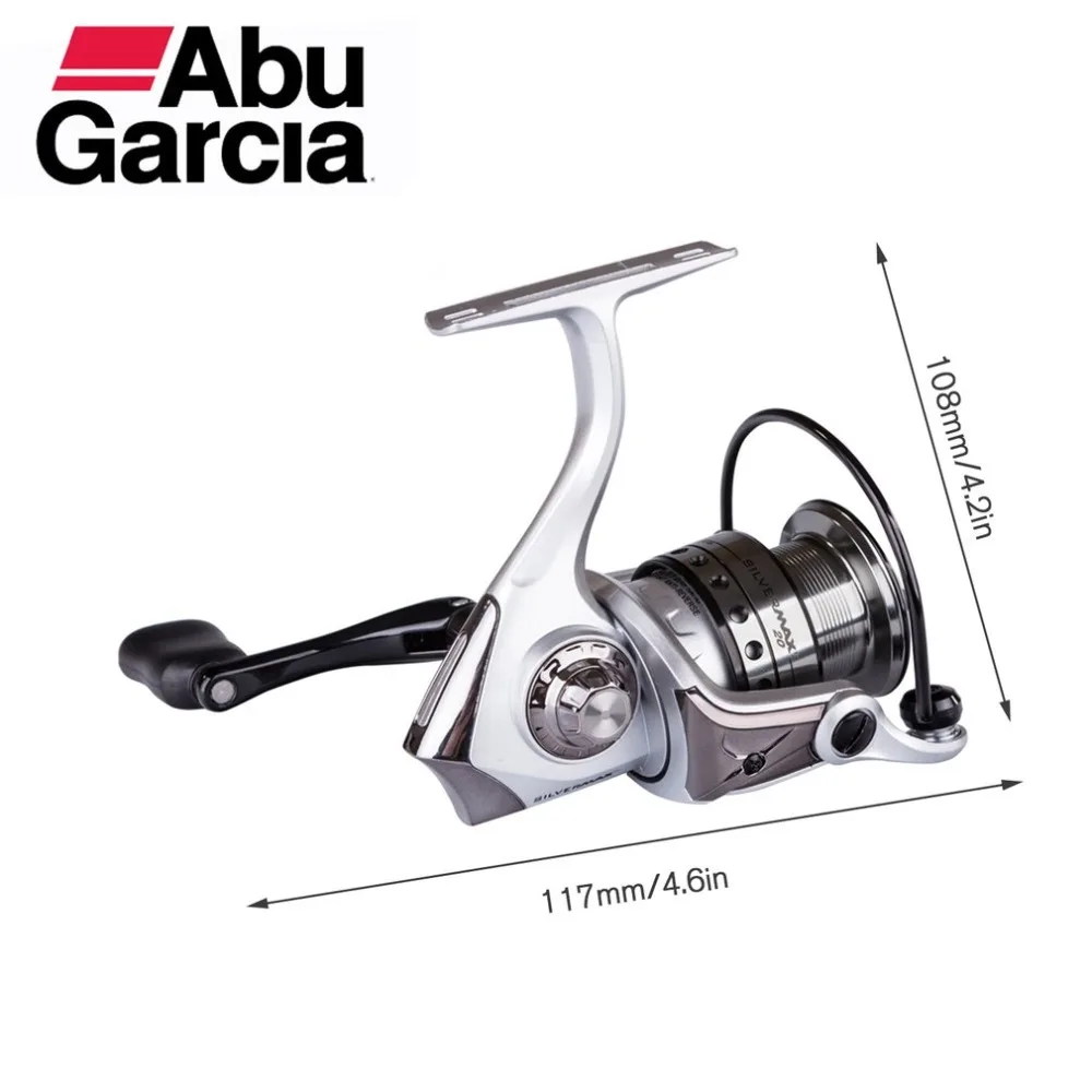 Top Abu Garcia SILVER MAX SMAXSP 500-4000 Series 5+1BB Spinning Reel Freshwater Aluminum spool Fishing Reels Carretilha de pesca Top Abu Garcia SILVER MAX SMAXSP 500-4000 Series 5+1BB Spinning Reel Freshwater Aluminum spool Fishing Reels Carretilha de pesca