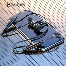 Baseus S06 Bluetooth наушники Беспроводной Магнитная шейные наушники Handsfree Спорт стерео наушники для samsung Xiaomi с микрофоном